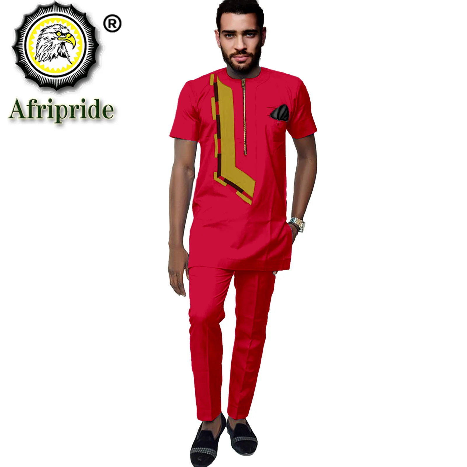 African Clothes for Men Short Sleeve Dashiki Blouse and Pants 2 Piece Set Ankara Outfit Plus Size Suit with Kerchief S2116012
African Clothes for Men Short Sleeve Dashiki Blouse and Pants 2 Piece Set Ankara Outfit Plus Size Suit with Kerchief S2116012