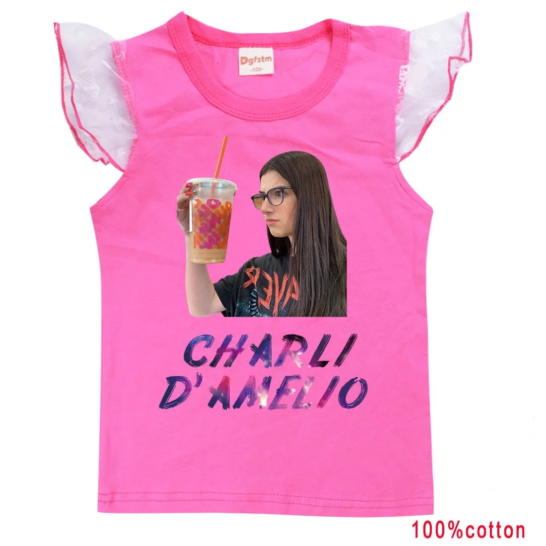 Charli D'Amelio Coffee Tshirt Kids Flying Sleeve T Shirt 100% COTTON 2021 Summer Clothes Boys Graphic Tees Boys Short Sleeve Top
Charli D'Amelio Coffee Tshirt Kids Flying Sleeve T Shirt 100% COTTON 2021 Summer Clothes Boys Graphic Tees Boys Short Sleeve Top