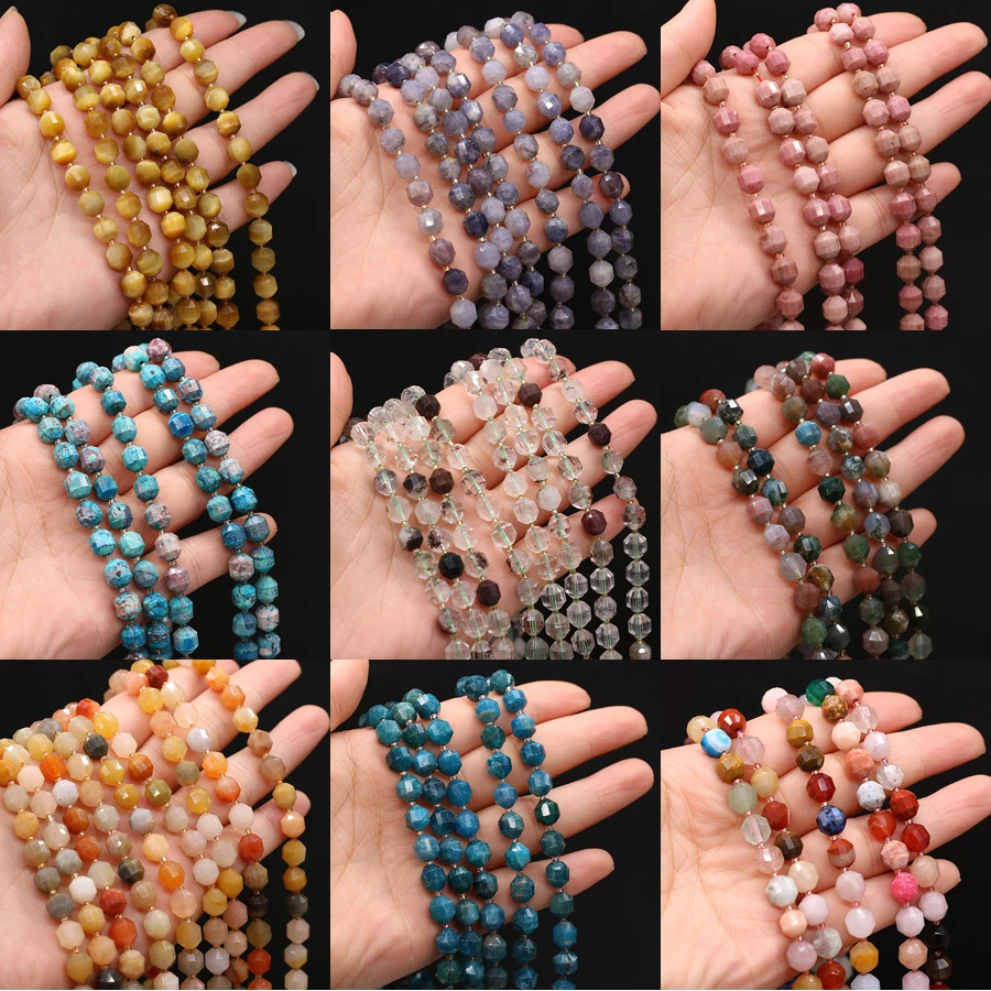 Pure Natural Semi-precious Stone Golden Tiger Eye Round Faceted Bead Making DIY Ladies Necklace Bracelet Exquisite Jewelry Gift
Pure Natural Semi-precious Stone Golden Tiger Eye Round Faceted Bead Making DIY Ladies Necklace Bracelet Exquisite Jewelry Gift