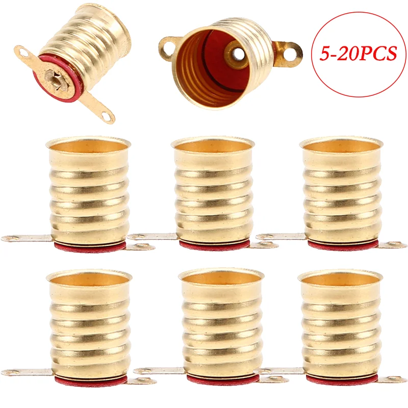 5-20Pcs E10 Holder for Light Bulbs Mini Lamp Socket Lighting Accessories Home Experiment Copper Circuit Electrical Lamps Base
5-20Pcs E10 Holder for Light Bulbs Mini Lamp Socket Lighting Accessories Home Experiment Copper Circuit Electrical Lamps Base