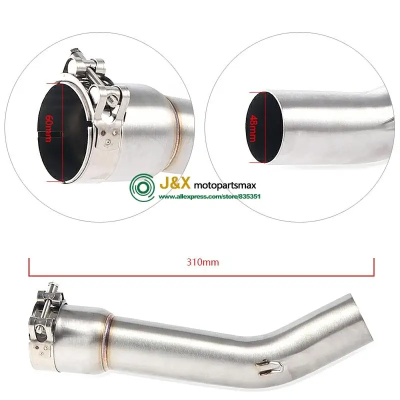 Slip On For YAMAHA FZ1 N F S FAZER FZ1N FZ1000 2005 to 2016 Motorcycle Exhaust Escape Muffler Middle Link Pipe
Slip On For YAMAHA FZ1 N F S FAZER FZ1N FZ1000 2005 to 2016 Motorcycle Exhaust Escape Muffler Middle Link Pipe