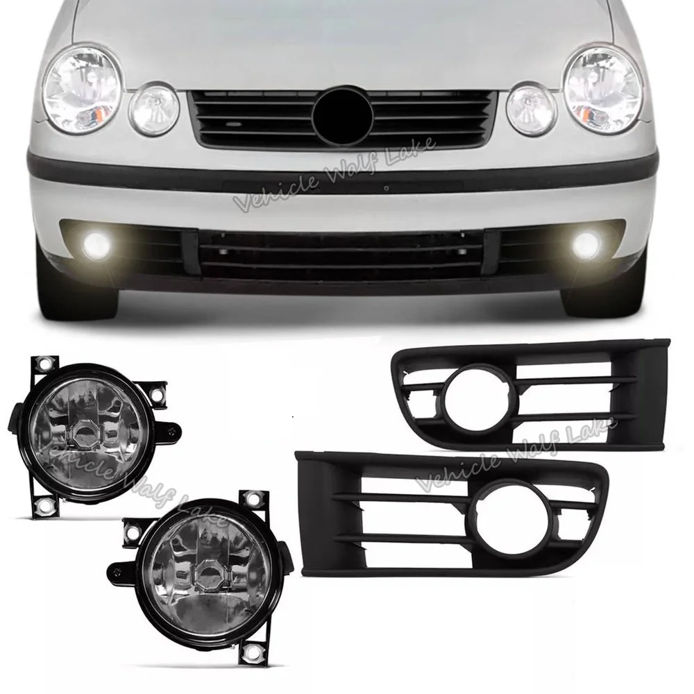 Для VW Polo 9N 3 5 дверных хэтчбеков 2001 2002 2003 2004 2005 автостайлинг шрифт Галогенные