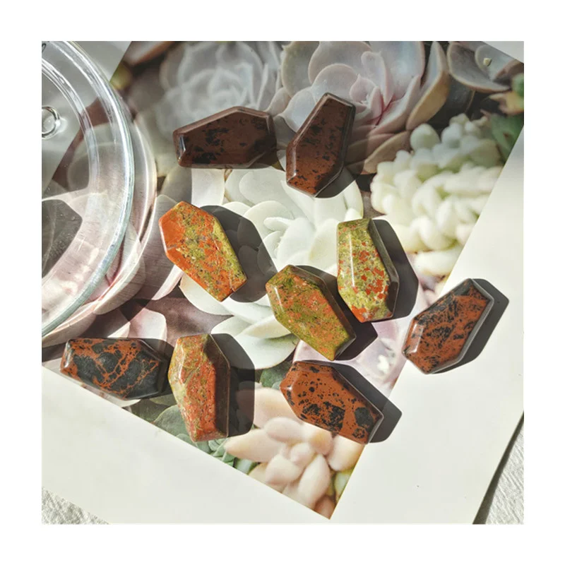 Natural crystal quartz agate semi-gemstone hexagon stereo crucifix coffin diy accessories
Natural crystal quartz agate semi-gemstone hexagon stereo crucifix coffin diy accessories