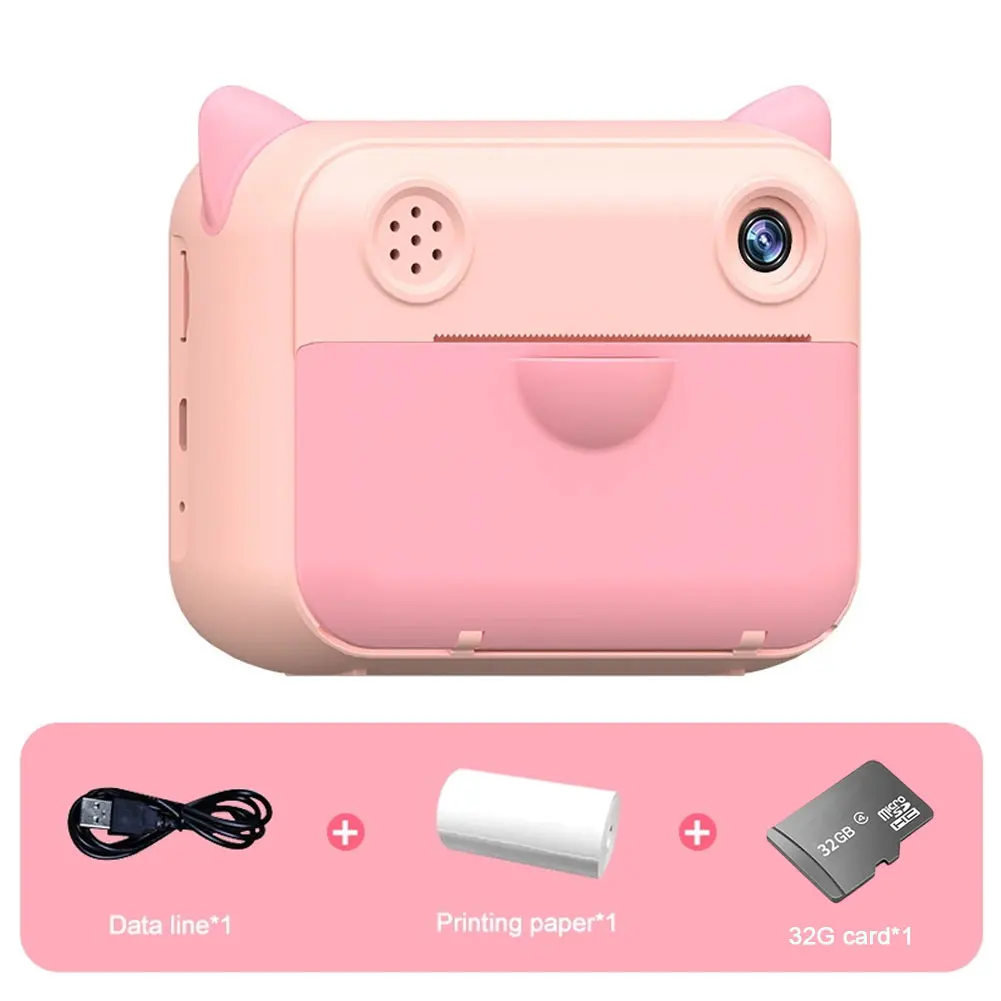 12MP Kids Instant Print Camera 2.4inch HD 1080P Children Photo Video Digital Cameras Toy Thermal Printing Camera Birthday Gifts
12MP Kids Instant Print Camera 2.4inch HD 1080P Children Photo Video Digital Cameras Toy Thermal Printing Camera Birthday Gifts