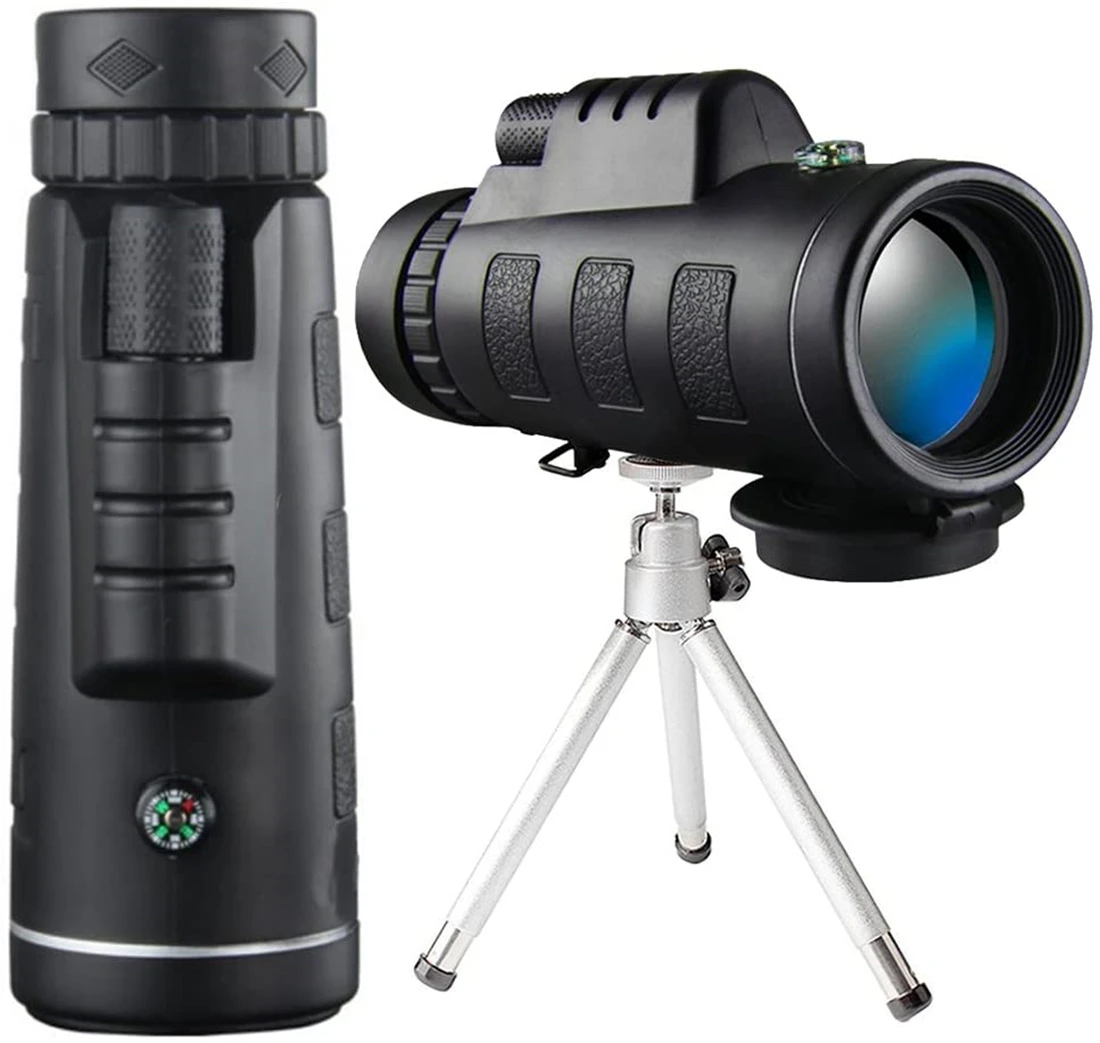 Monocular Telescope, HD Monocular for Bird Watching Adults with Smartphone Holder & Tripod BAK4 Prism for Wildlife Hunting lot
Monocular Telescope, HD Monocular for Bird Watching Adults with Smartphone Holder & Tripod BAK4 Prism for Wildlife Hunting lot