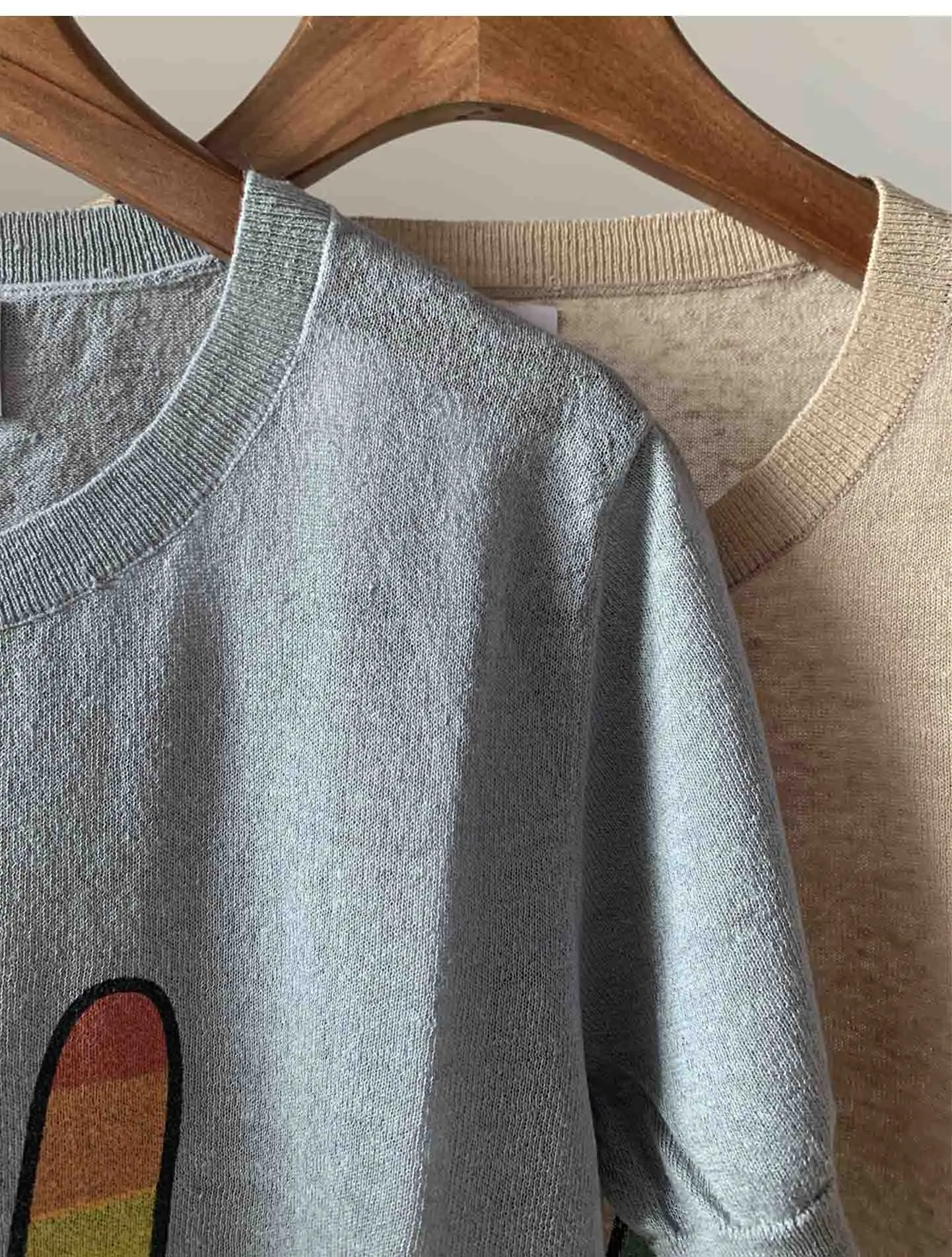 Women Sweater Spring / Summer 2021 New Short-sleeved Knitted Pullover Color Finger Print Crew Neck Short Sleeve Loose Top
Women Sweater Spring / Summer 2021 New Short-sleeved Knitted Pullover Color Finger Print Crew Neck Short Sleeve Loose Top