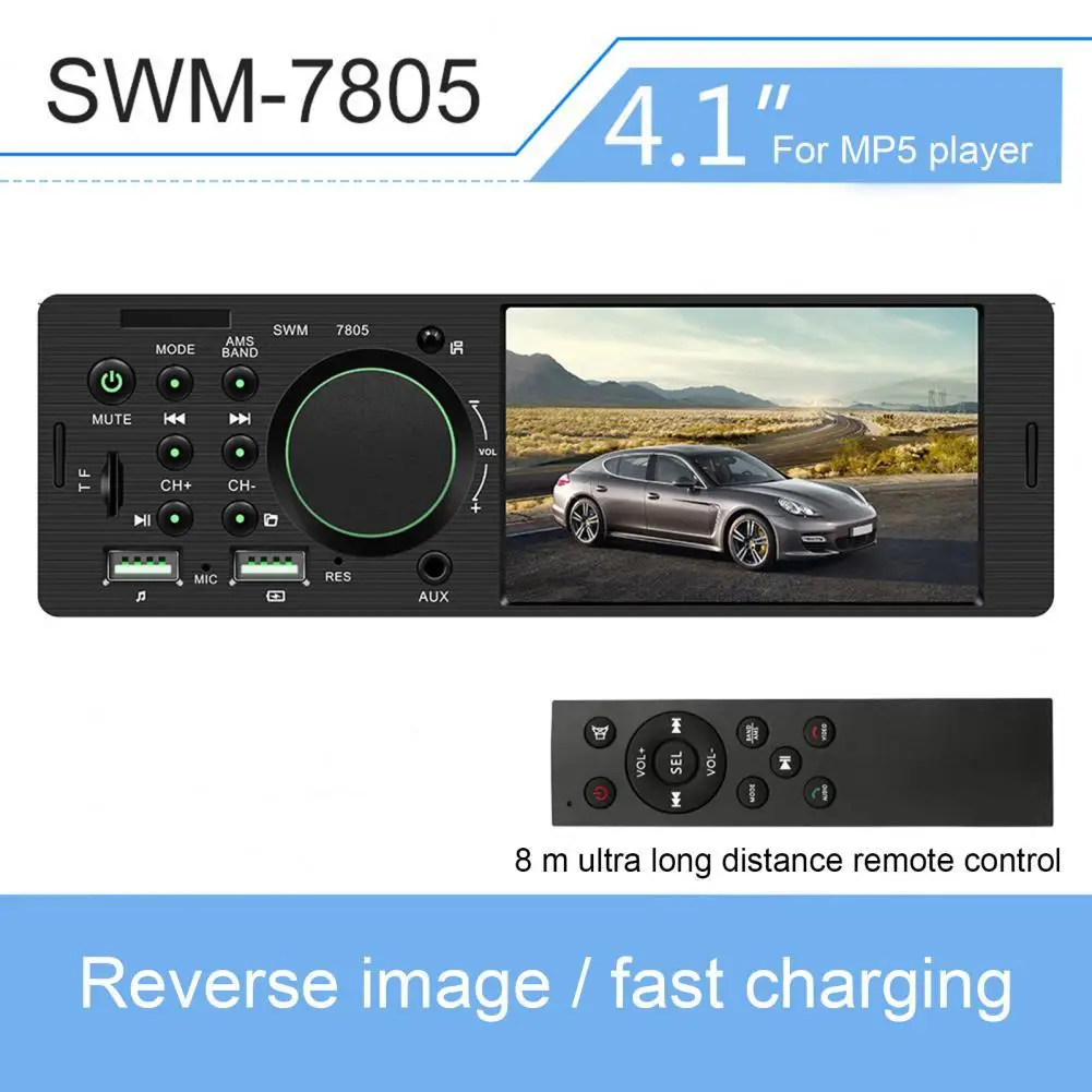 USB2.0 7805 Car MP5 Player C200S 1 Din HD 4.1 inch Screen FM Stereo Audio Radio Car MP5 Player Car Interior Accessories
USB2.0 7805 Car MP5 Player C200S 1 Din HD 4.1 inch Screen FM Stereo Audio Radio Car MP5 Player Car Interior Accessories