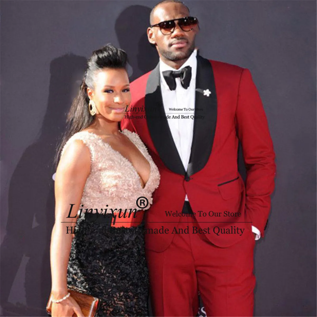 Handsome Red Men Suits Shawl Lapel Formal Tuxedos For Wedding Bridegroom Prom Blazers costume homme (Jacket+Pants)
Handsome Red Men Suits Shawl Lapel Formal Tuxedos For Wedding Bridegroom Prom Blazers costume homme (Jacket+Pants)
