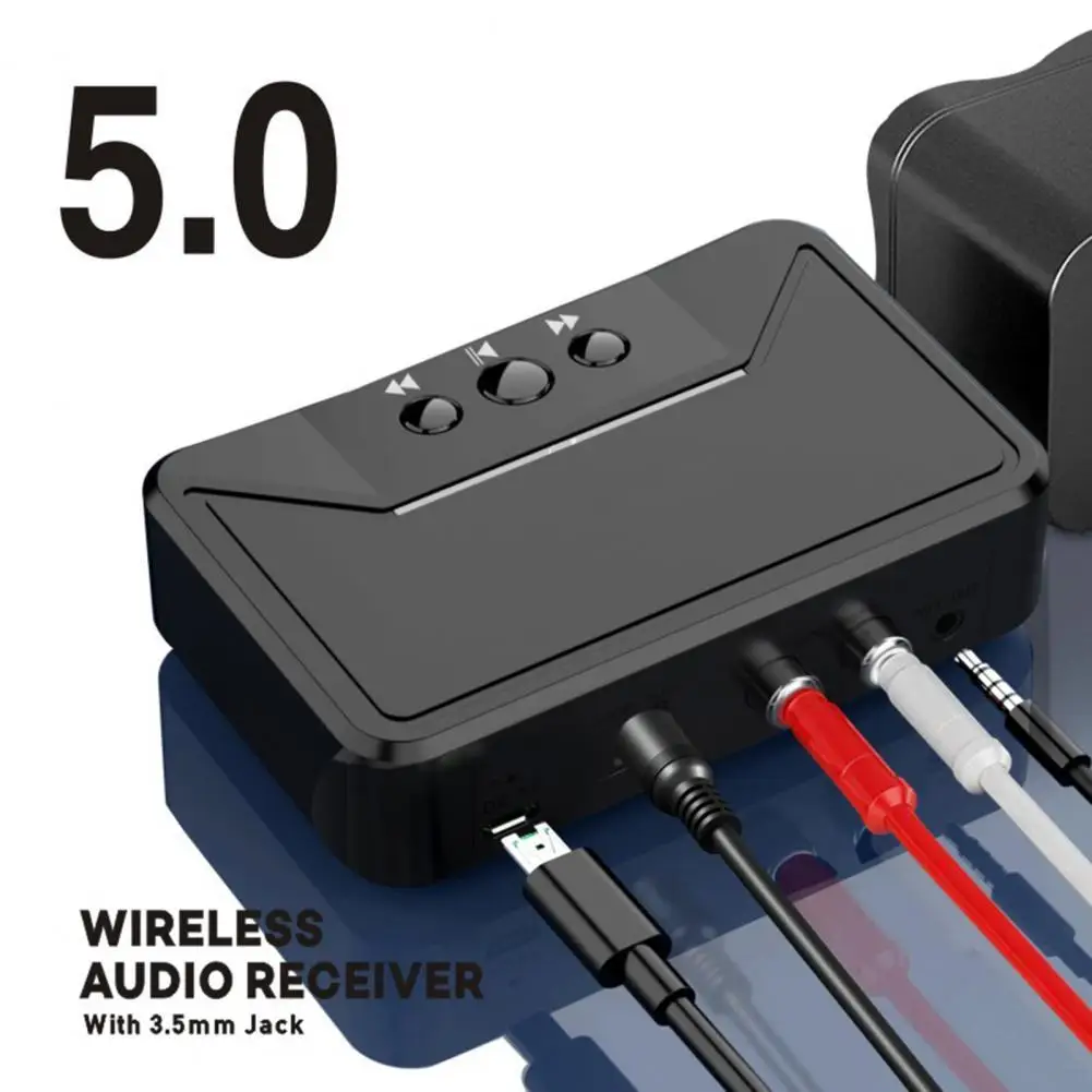 BT300 Bluetooth 5.0 Bluetooth Receiver 3.5mm AUX Jack Easy to Use Black HiFi Bluetooth Audio Receiver for Smart Phone
BT300 Bluetooth 5.0 Bluetooth Receiver 3.5mm AUX Jack Easy to Use Black HiFi Bluetooth Audio Receiver for Smart Phone