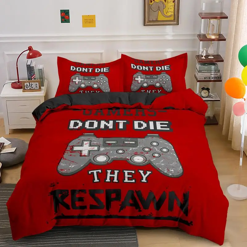 Gamepad bedding set boy modern game console luxury duvet cover with pillowcase children's color action button printing
Gamepad bedding set boy modern game console luxury duvet cover with pillowcase children's color action button printing