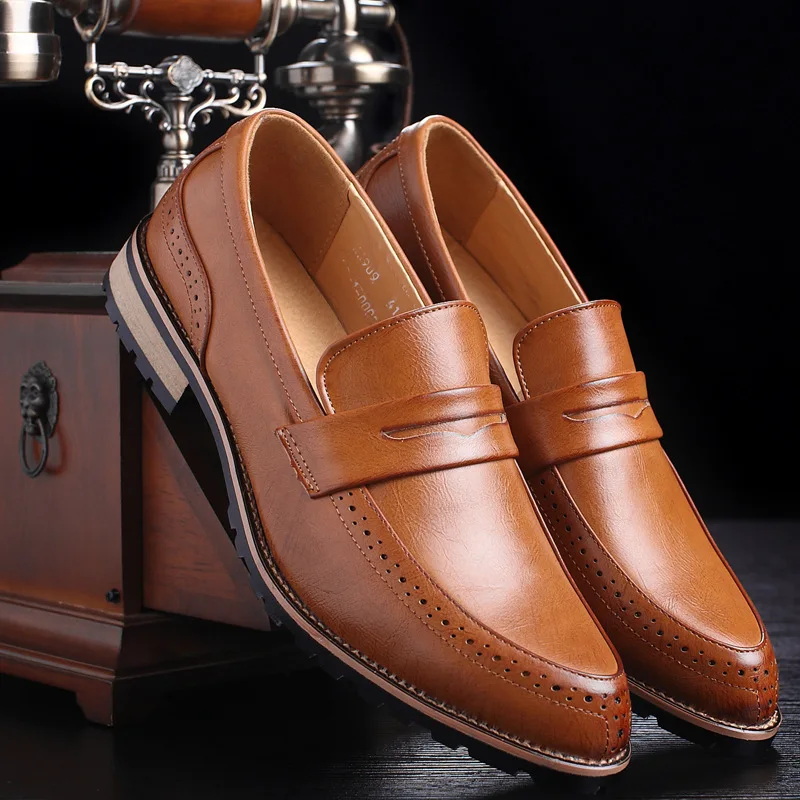 Autumn Men Shoes Leather Men Dress Shoes Luxury Men's Business Oxfords Classic Gentleman Shoes for men 98
Autumn Men Shoes Leather Men Dress Shoes Luxury Men's Business Oxfords Classic Gentleman Shoes for men 98