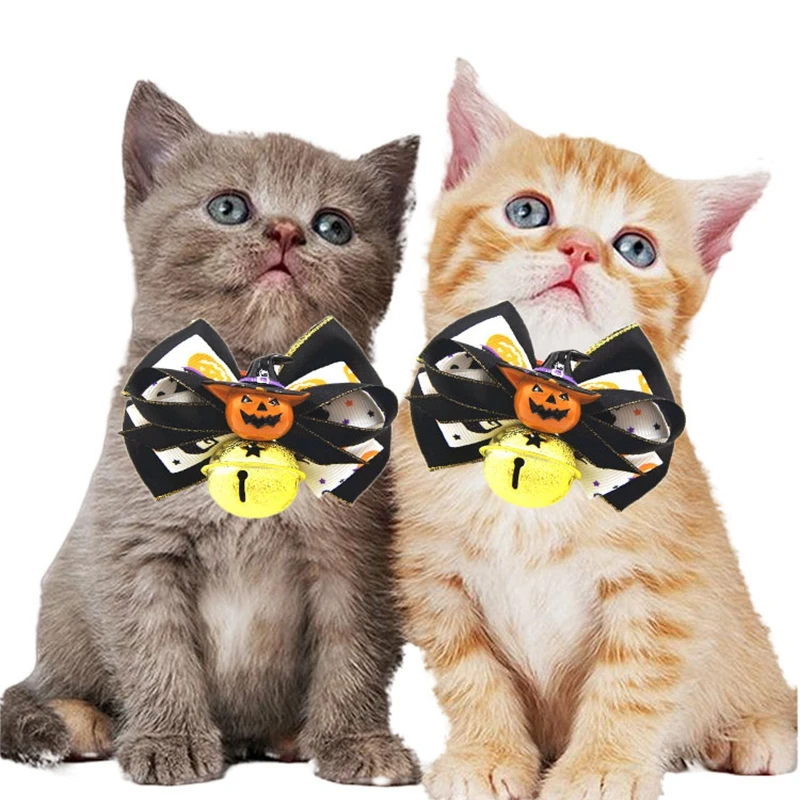 Legendog Halloween Pet Cat Collar With Bell Breakaway Bow Tie Pumpkin Safety Buckle Collars For Kitten Puppy Pet Accessories
Legendog Halloween Pet Cat Collar With Bell Breakaway Bow Tie Pumpkin Safety Buckle Collars For Kitten Puppy Pet Accessories