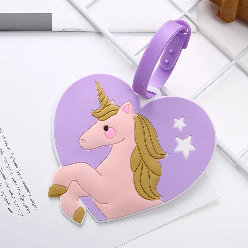 Travel Accessories Unicorn Shell Luggage Tag Animal Cartoon Silica Gel Suitcase ID Addres Holder Baggage Boarding Portable Label
Travel Accessories Unicorn Shell Luggage Tag Animal Cartoon Silica Gel Suitcase ID Addres Holder Baggage Boarding Portable Label