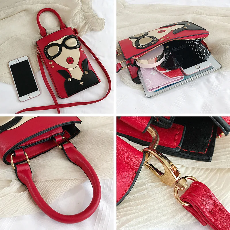 Fashion Small Crossbody Bag for Women Shoulder Chain Bag Pu Leather Pureses and Handbags Designer Character Clutch Bag
Fashion Small Crossbody Bag for Women Shoulder Chain Bag Pu Leather Pureses and Handbags Designer Character Clutch Bag