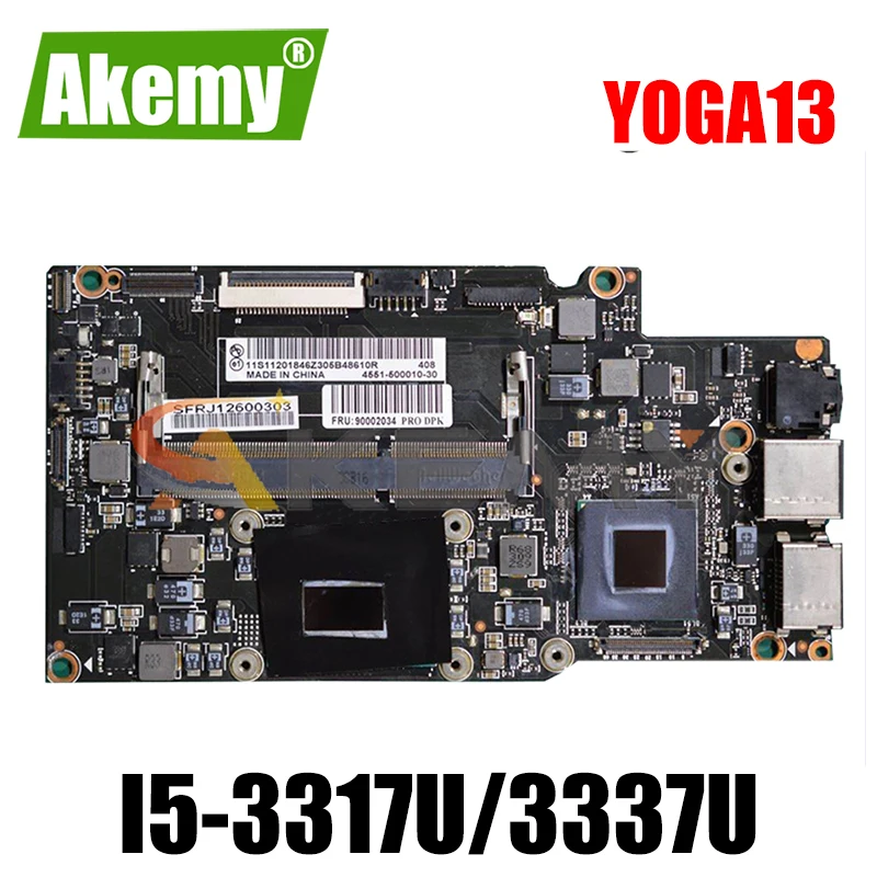 Материнская плата Akemy для ноутбука Lenovo Yoga13, процессор I5 3317U/3337U DDR3 100%, протестированная работа
Материнская плата Akemy для ноутбука Lenovo Yoga13, процессор I5 3317U/3337U DDR3 100%, протестированная работа