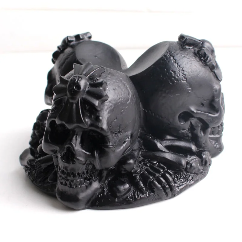 1PC Black Carved Resin Human Head Skull Pedestal Skeleton Style Base Ball Sphere Eggs Holder Sculpture Gift Home Decor
1PC Black Carved Resin Human Head Skull Pedestal Skeleton Style Base Ball Sphere Eggs Holder Sculpture Gift Home Decor