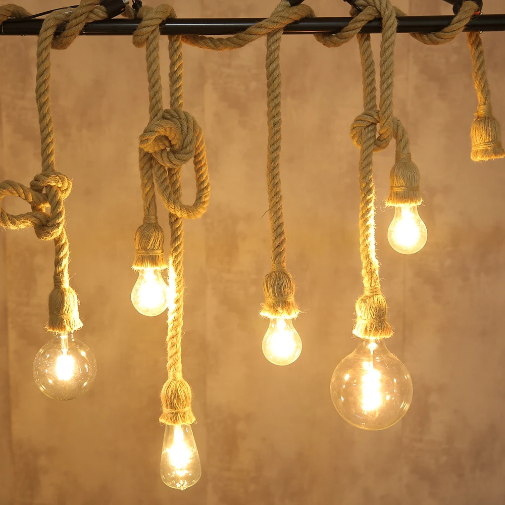 Hemp Rope Lights Vintage Countryside pendant lamp Living Room Kitchen Hanging Lamp Lighting Home Decor pendant light fixtures
Hemp Rope Lights Vintage Countryside pendant lamp Living Room Kitchen Hanging Lamp Lighting Home Decor pendant light fixtures