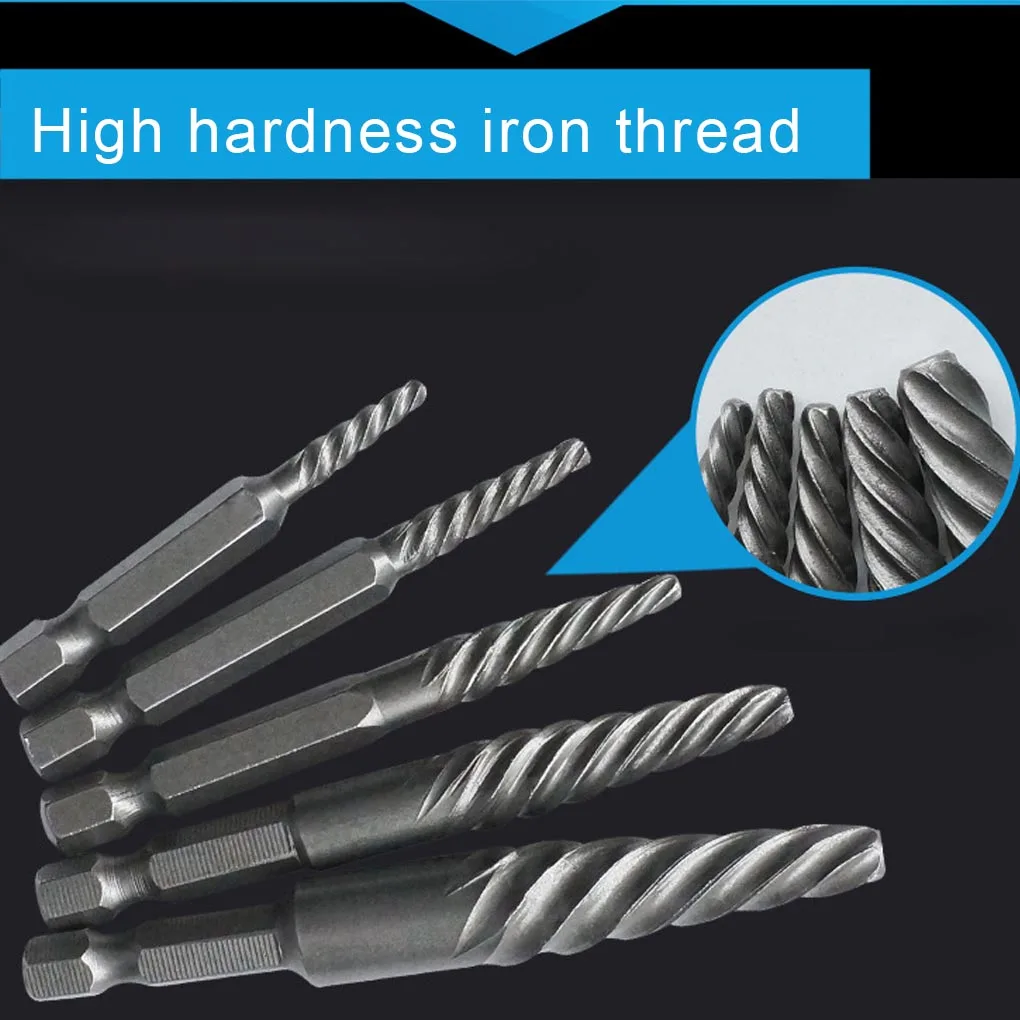 Damaged Screw Extractor Drill Bit Set Hex Shank Damaged Screws Remover Stripped Broken Screw Bolt Stud Slip Teeth Demolish Tools
Damaged Screw Extractor Drill Bit Set Hex Shank Damaged Screws Remover Stripped Broken Screw Bolt Stud Slip Teeth Demolish Tools