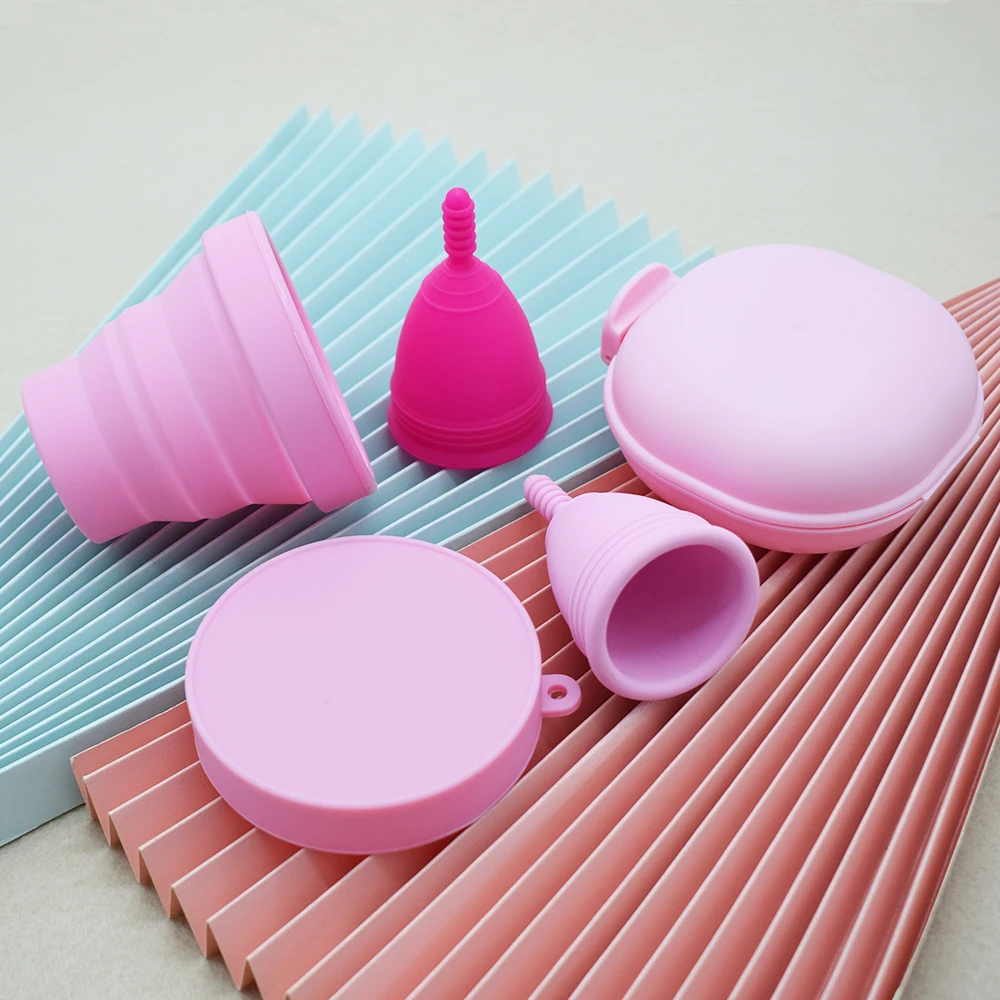

Менструальная силиконовая чаша SPEQUIX Copa, 2 шт., чаша для женского периода, многоразовая менструальная чаша с дорожной коробкой, тампон и прокл...