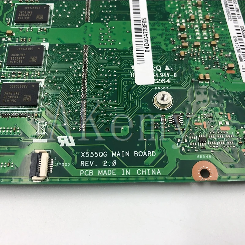 Akemy For Asus X555Q A555Q X555QG X555QA x555bp x555b X555BA Laotop Mainboard X555QA Motherboard with A10-7400U 8GB RAM
Akemy For Asus X555Q A555Q X555QG X555QA x555bp x555b X555BA Laotop Mainboard X555QA Motherboard with A10-7400U 8GB RAM