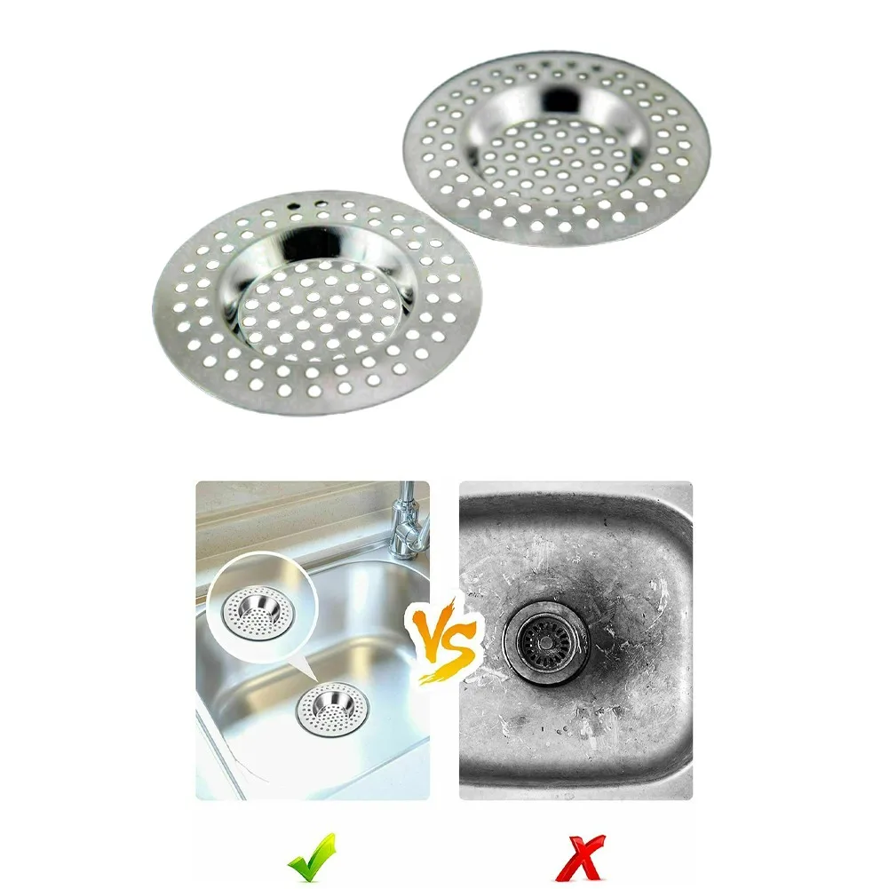 2x STAINLESS STEEL SINK STRAINER BATH PLUG HOLE DRAINER BASIN HAIR TRAP COVER UK Strainer Kitchen Bath Hair Catcher Trap Drain
2x STAINLESS STEEL SINK STRAINER BATH PLUG HOLE DRAINER BASIN HAIR TRAP COVER UK Strainer Kitchen Bath Hair Catcher Trap Drain