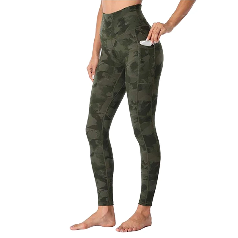 Super Soft Naked Feeling High Waist Tight Pants Women Pattern Gym Sport Leggings Squat Proof Fitness Legging Plus Size | Женская одежда