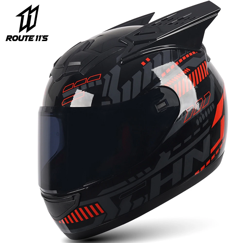 Motorcycle Helmet Full Face Motocross Casco Personality Motorcycle Capacete Moto Motorbike Riding Racing Capacete With Ear
Motorcycle Helmet Full Face Motocross Casco Personality Motorcycle Capacete Moto Motorbike Riding Racing Capacete With Ear