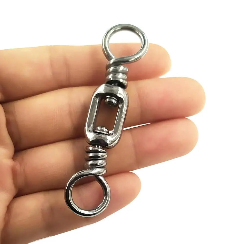 2-pieces Big-game Fishing Swivels Box Swivel Stainless Steel Heavy-duty Sea Fishing Connector Test 154Lbs-264Lbs
2-pieces Big-game Fishing Swivels Box Swivel Stainless Steel Heavy-duty Sea Fishing Connector Test 154Lbs-264Lbs
