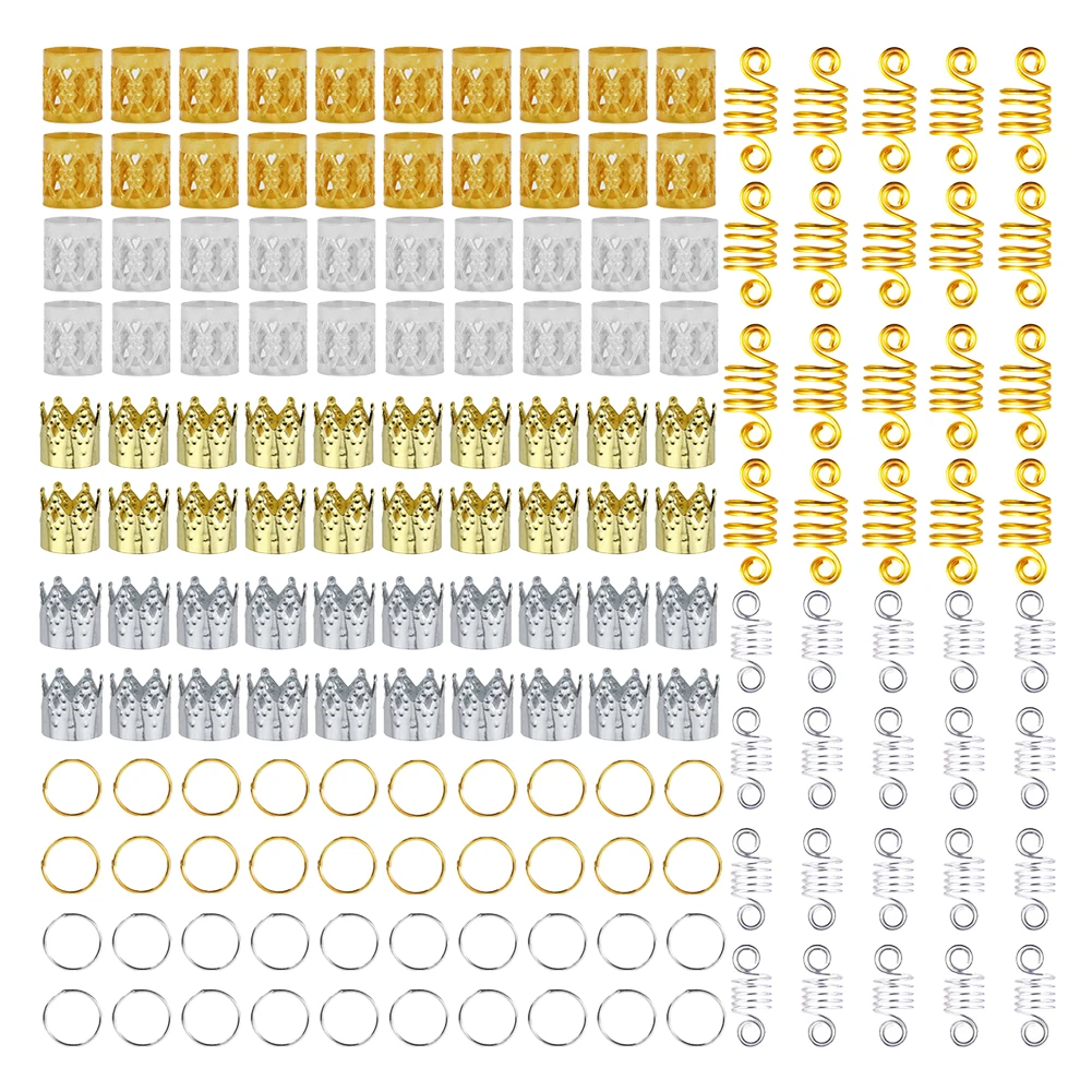 160pcs Gold Hair Cuffs Dreadlocks Beads Hair Leaf DIY Hair Clip Dread Tube Charm Dirty Braid Hair Extension Ring Hair Braid
160pcs Gold Hair Cuffs Dreadlocks Beads Hair Leaf DIY Hair Clip Dread Tube Charm Dirty Braid Hair Extension Ring Hair Braid