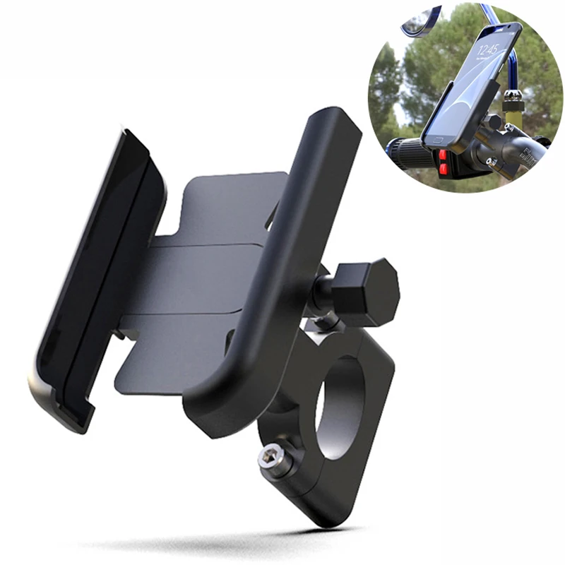 Aluminum Alloy Motorcycle Bike Bicycle Phone Holder for 4-7 Inch Smartphone GPS 20-30mm Handlebar Mount Motorbike Accessories
Aluminum Alloy Motorcycle Bike Bicycle Phone Holder for 4-7 Inch Smartphone GPS 20-30mm Handlebar Mount Motorbike Accessories