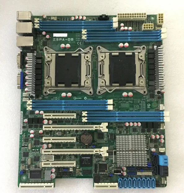 original motherboard for Z9PA-D8 DDR3 LGA 2011 USB2.0 USB3.0 64GB C602 Chip 8 memory slots Desktop Server motherboard
original motherboard for Z9PA-D8 DDR3 LGA 2011 USB2.0 USB3.0 64GB C602 Chip 8 memory slots Desktop Server motherboard