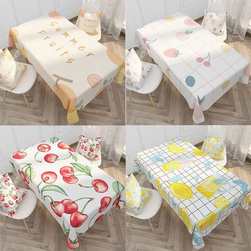 Modern Fruit Series Waterproof Durable Tablecloth Cotton Linen Table Cover Coffee Oilproof Table Cloth
Modern Fruit Series Waterproof Durable Tablecloth Cotton Linen Table Cover Coffee Oilproof Table Cloth