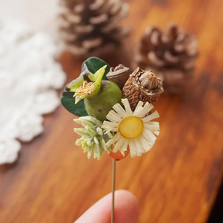 Dear-you Forest Elements Art Retro DIY Original Handmade Berry Pine Cone Simulation Hairpin Brooch Personalized Jewelry
Dear-you Forest Elements Art Retro DIY Original Handmade Berry Pine Cone Simulation Hairpin Brooch Personalized Jewelry
