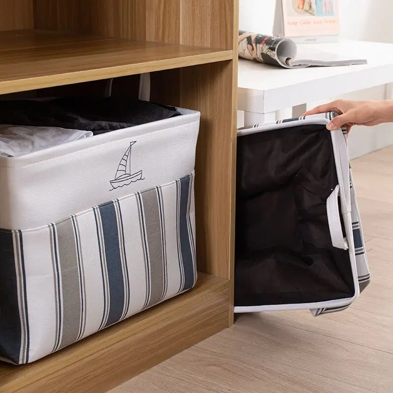 Thicken storage basket Large dirty clothes hamper Wardrobe finishing box Quilt storage box Underwear finishing box
Thicken storage basket Large dirty clothes hamper Wardrobe finishing box Quilt storage box Underwear finishing box