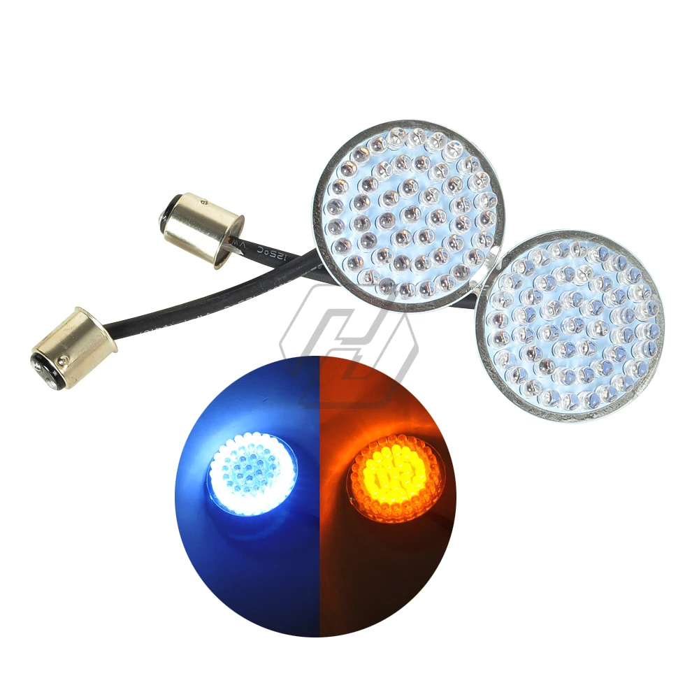2" 1157 LED Motorcycle Front Turn Signal Light Case for Harley Sportster XL 883 1200 Softail Dyna Touring Tri Glide 2011-2017
2" 1157 LED Motorcycle Front Turn Signal Light Case for Harley Sportster XL 883 1200 Softail Dyna Touring Tri Glide 2011-2017