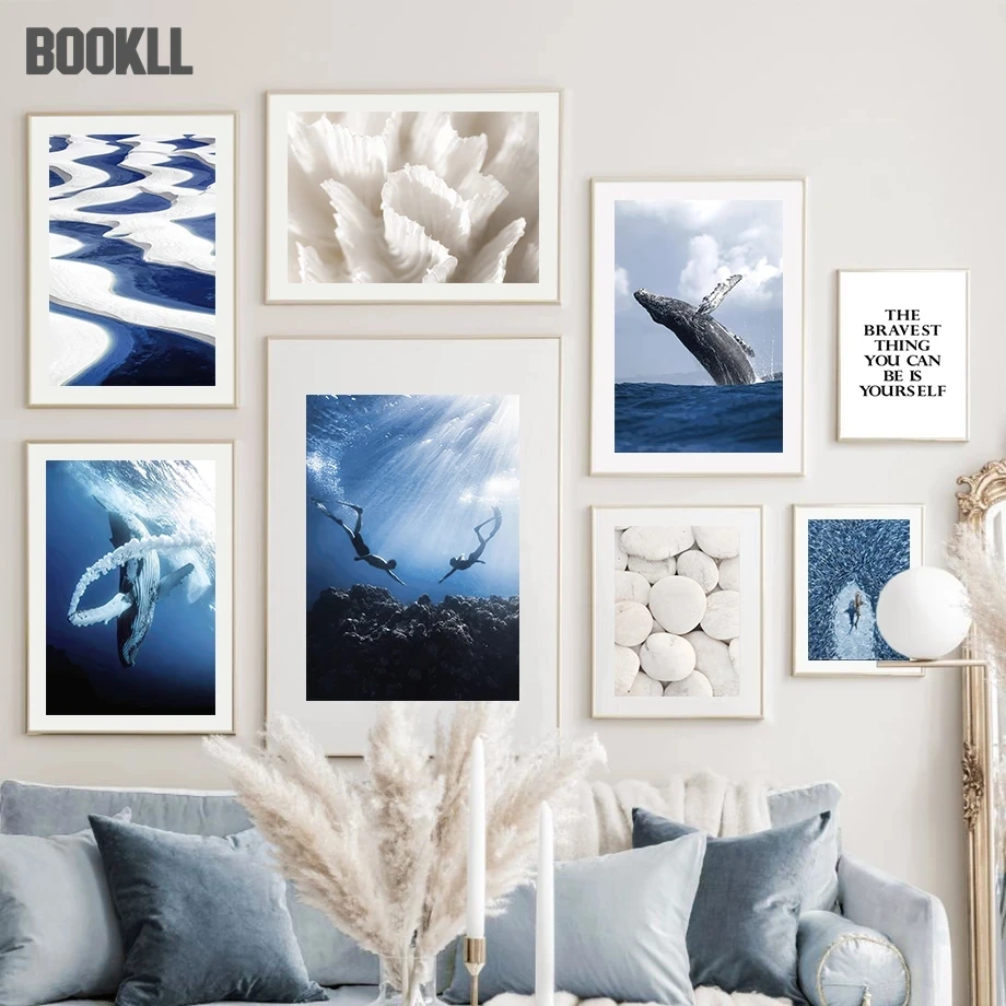 White Stone Reed Blue Sea Whale Diver Wall Art Canvas Painting Nordic Posters And Prints Wall Pictures For Living Room Decor
White Stone Reed Blue Sea Whale Diver Wall Art Canvas Painting Nordic Posters And Prints Wall Pictures For Living Room Decor
