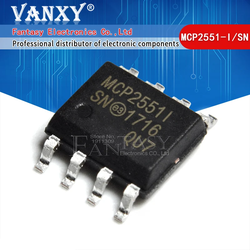 5pcs MCP2551-I/SN SOP-8 MCP2551 SOP8 MCP2551I SOP MCP41010-I/SN MCP41010 41010I SOP MCP41050-I/SN 41050I MCP41100-I/SN 41100I
5pcs MCP2551-I/SN SOP-8 MCP2551 SOP8 MCP2551I SOP MCP41010-I/SN MCP41010 41010I SOP MCP41050-I/SN 41050I MCP41100-I/SN 41100I