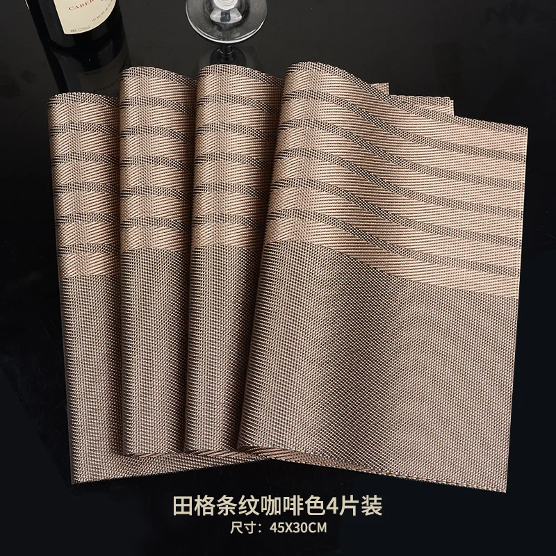 Nordic Waterproof Placemat Coaster Set Washable Placemat for Dining Table Plastic Tapetes Para Mesa Household Products OO50CJ
Nordic Waterproof Placemat Coaster Set Washable Placemat for Dining Table Plastic Tapetes Para Mesa Household Products OO50CJ
