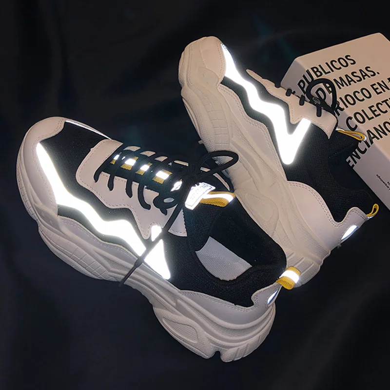 Reflective sneakers ladies fashion vulcanized shoes women thick-soled sneakers ladies sneakers women dad shoes
Reflective sneakers ladies fashion vulcanized shoes women thick-soled sneakers ladies sneakers women dad shoes
