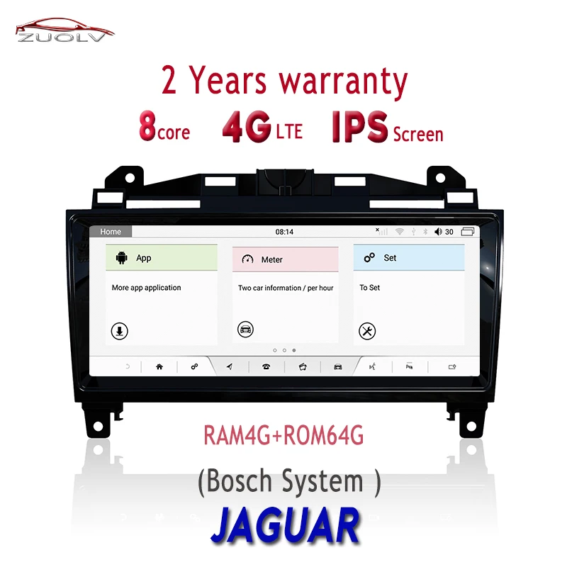 Мультимедийный навигатор GPS для Jaguar XJ/XJL/F TYPE Bluetooth 4 + 64G Android 9 0 бозе системы