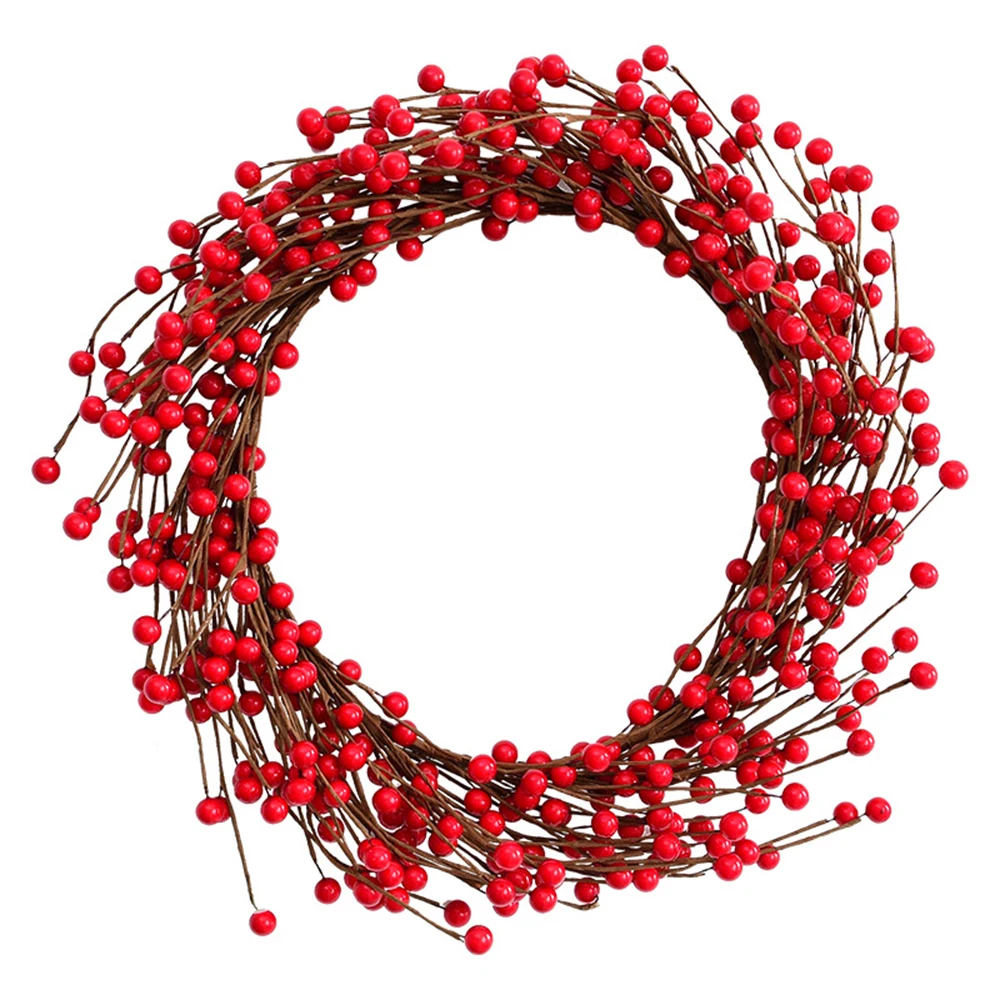 Large Wreath Red Beans Decor Artificial Fake Flower Decoration 2022 New Year Hanging Oranmient For Christmas Door Wall Supplies
Large Wreath Red Beans Decor Artificial Fake Flower Decoration 2022 New Year Hanging Oranmient For Christmas Door Wall Supplies