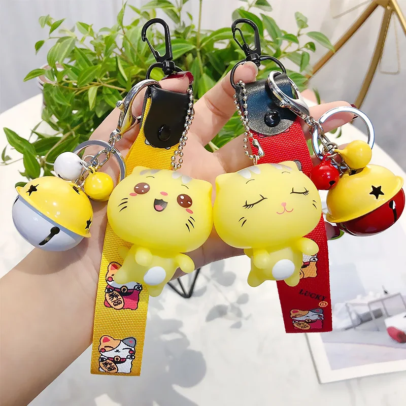 Cute Cartoon Kitten Doll Key Chain Ornament Men and Women Bag Car Key Chain Ring Pendant Gift
Cute Cartoon Kitten Doll Key Chain Ornament Men and Women Bag Car Key Chain Ring Pendant Gift