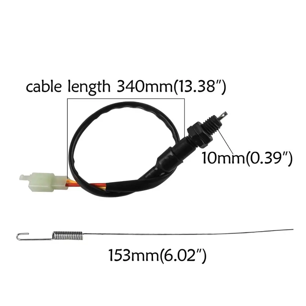 TDPRO Universal Brake Light Switch Cable Wire Line Safety Switches For Electric Go Kart ATV Scooter Mini Bike Chopper Scooter
TDPRO Universal Brake Light Switch Cable Wire Line Safety Switches For Electric Go Kart ATV Scooter Mini Bike Chopper Scooter