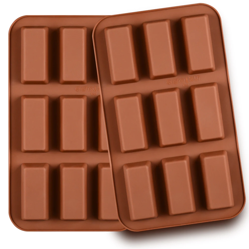 2 Pcs Bite Size Chocolate Molds Silicone Candy Molds Chocolate Truffles Mold Caramel Molds Deep Silicone Molds for Candy Bars
2 Pcs Bite Size Chocolate Molds Silicone Candy Molds Chocolate Truffles Mold Caramel Molds Deep Silicone Molds for Candy Bars