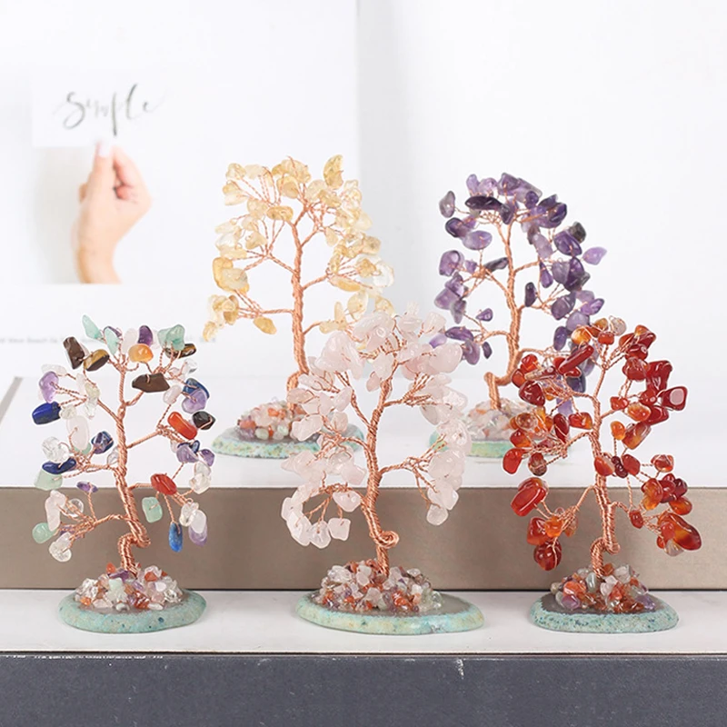 Mini Natural Amethyst Crystal Tree Miniature Model Quartz Trees Feng Shui Home Room Decoration Ornament Gemstone Handicrafts
Mini Natural Amethyst Crystal Tree Miniature Model Quartz Trees Feng Shui Home Room Decoration Ornament Gemstone Handicrafts