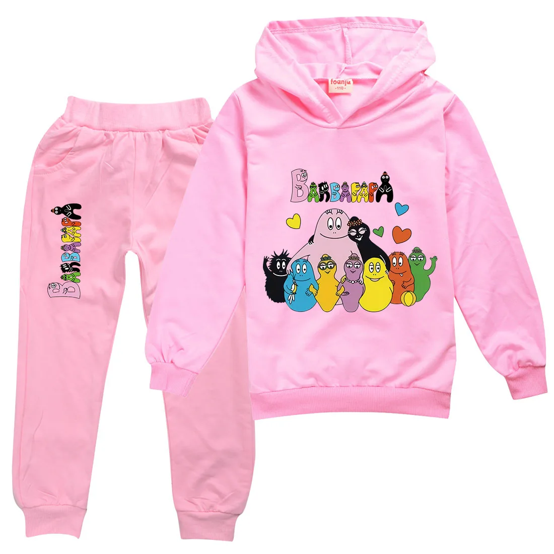Barbapapa Cartoon Hoodies+Pants Sets Children Baby Girl Clothes Kids Sweatshirt Autumn Anime Printing Hooded Tops Clothing
Barbapapa Cartoon Hoodies+Pants Sets Children Baby Girl Clothes Kids Sweatshirt Autumn Anime Printing Hooded Tops Clothing