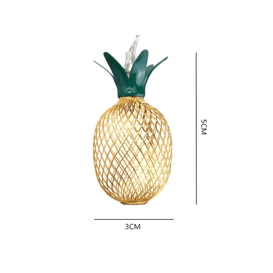 Thrisdar 10 20 LED Iron Metal Pineapple LED String Fairy Lights Battery Powered Christmas Party Wedding Holiday Garland Light
Thrisdar 10 20 LED Iron Metal Pineapple LED String Fairy Lights Battery Powered Christmas Party Wedding Holiday Garland Light