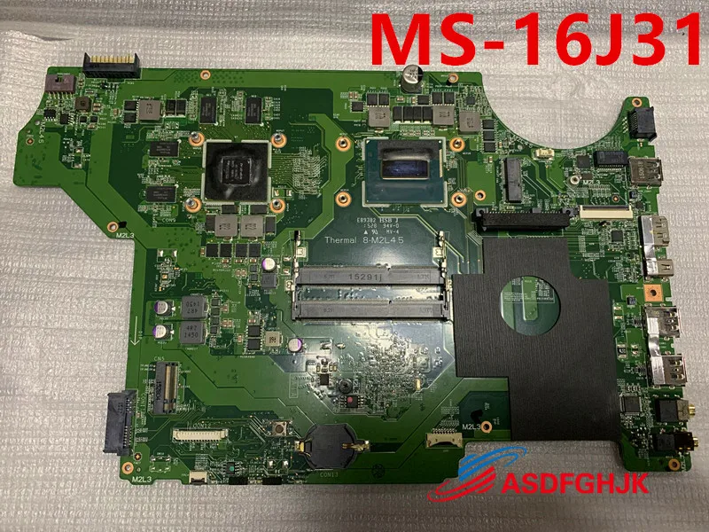 Б/у оригинальная планшетофон для MSI GP62 2QE GE62 GP72 GE72 с процессором I5 и полным