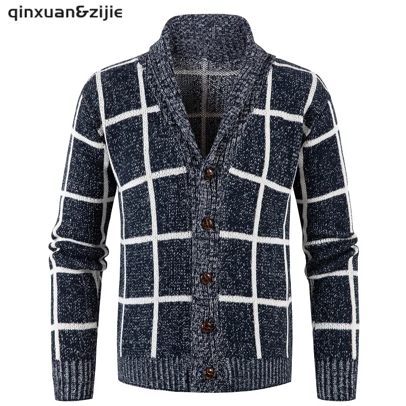2021 Men Cardigan Sweater Casual Plaid Slim Sweater Coat Jumper Knitwear High Quality Autumn Winter Button Up Fashion Clothing
2021 Men Cardigan Sweater Casual Plaid Slim Sweater Coat Jumper Knitwear High Quality Autumn Winter Button Up Fashion Clothing