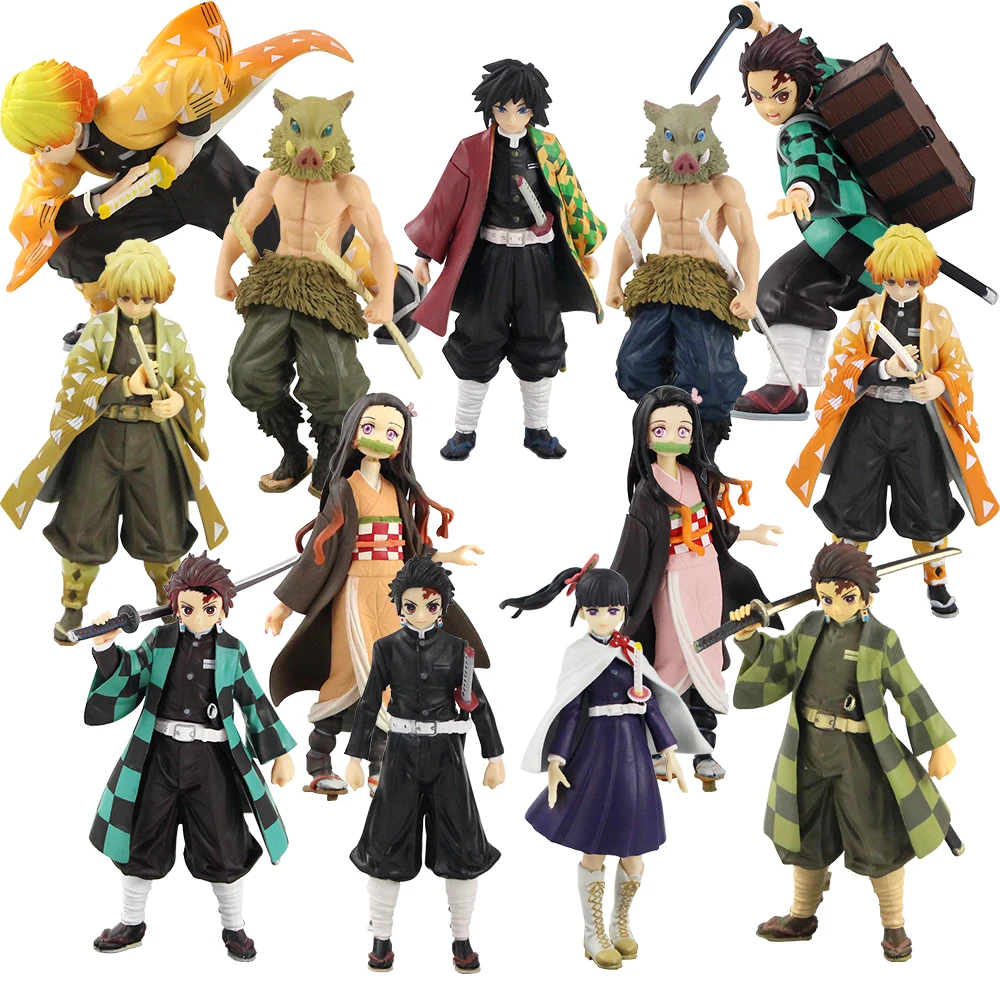 16-18cm Demon Slayer Kimetsu No Yaiba Figure Toys Kamado Tanjirou Tsuyuri Kanawo Agatsuma Zenitsu Tomioka Giyuu PVC Model Dolls
16-18cm Demon Slayer Kimetsu No Yaiba Figure Toys Kamado Tanjirou Tsuyuri Kanawo Agatsuma Zenitsu Tomioka Giyuu PVC Model Dolls